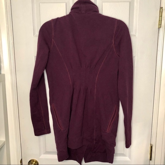 LULULEMON Restore Wrap Cardigan Sweater Grape 4 - Picture 10 of 11